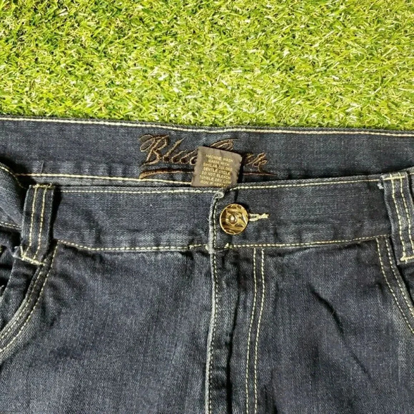 Blue Gear Jeans Mens 40x32 Blue Relaxed Loose Dark Wash Denim Everyday Basic - Picture 4 of 9